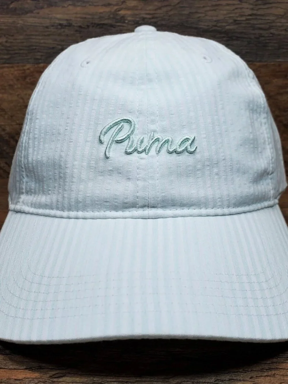 PUMA Women's Seersucker Dad Got Hat - Size: One Size - Color: Blue